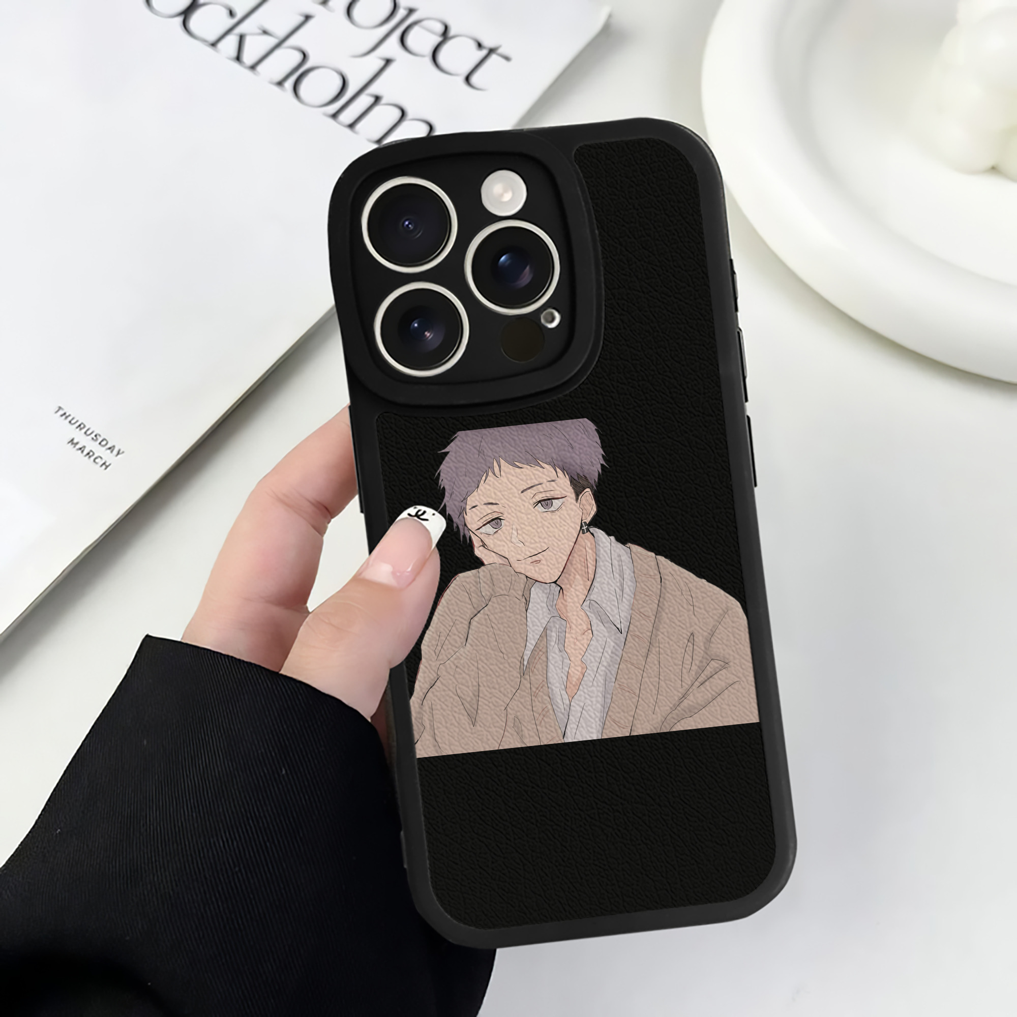 （画像用） 東京リベンジャーズ Tokyo Revengers 【iPhone 16シリーズ対応】シリコンスマホケース（レザー調） 材質：シリコン